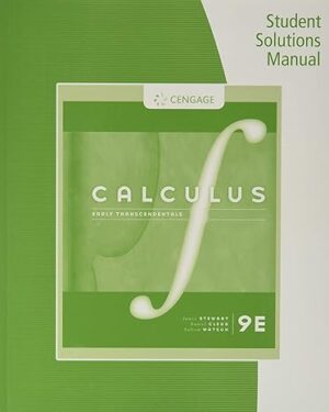 Bundle Single Variable Calculus Early Transcendentals, 9th + Student Solutions Manual, Chapters 1-17 9th Edition (2)