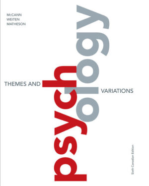 Psychology Themes and Variations 6th Canadian Edition