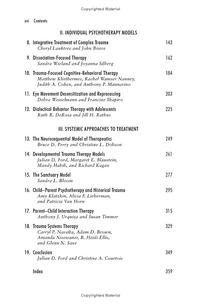 Treating Complex Traumatic Stress Disorders in Children and Adolescents: Scientific Foundations and Therapeutic Models Reprint Edition - Image 3