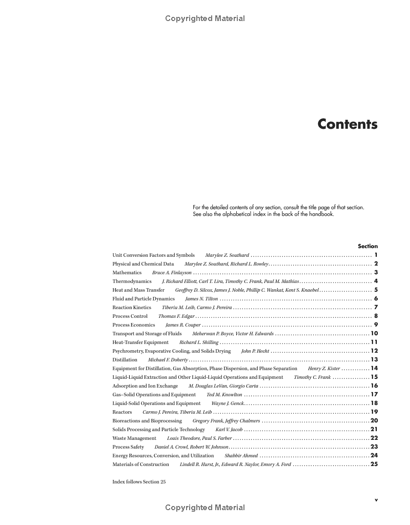 Perry's Chemical Engineers' Handbook, 9th Edition 9th Edition - Image 2