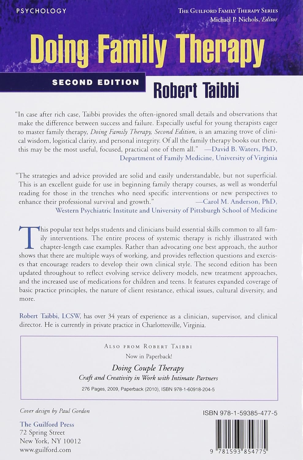 Doing Family Therapy, Second Edition: Craft and Creativity in Clinical Practice (The Guilford Family Therapy Series) 2nd Edition - Image 2