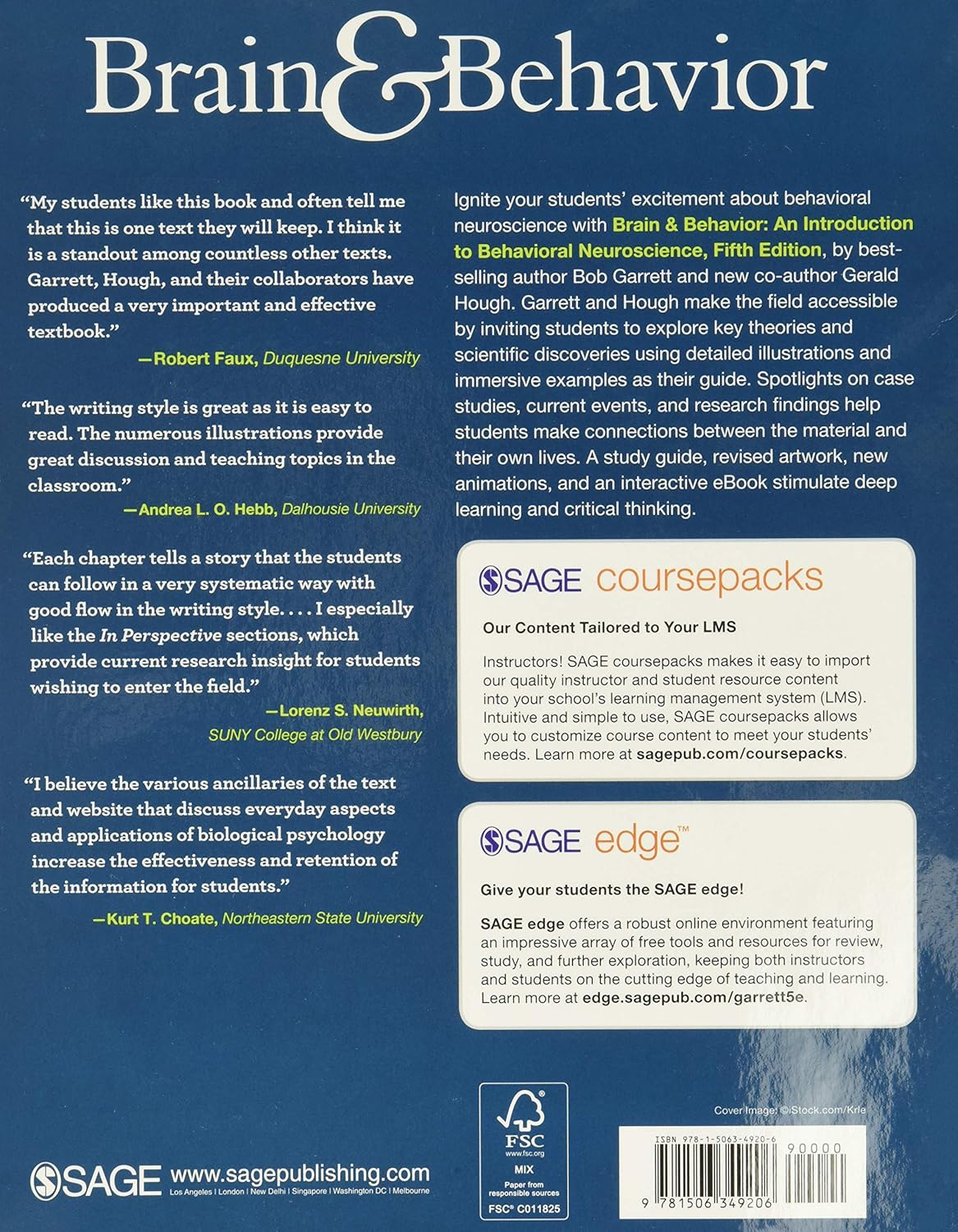 Brain & Behavior: An Introduction to Behavioral Neuroscience 5th Editio - Image 2