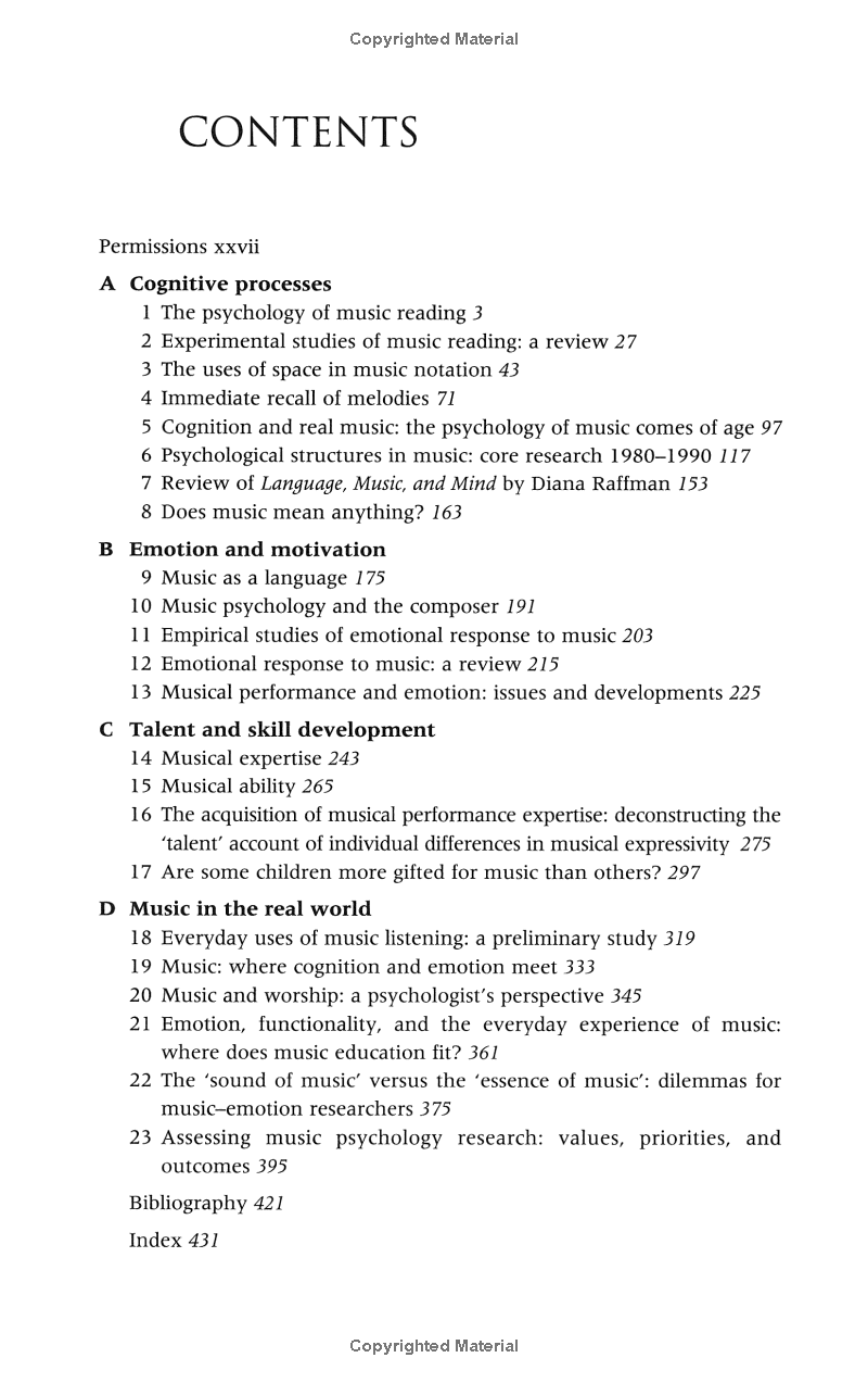 Exploring the Musical Mind: Cognition, Emotion, Ability, Function 1st Edition - Image 2