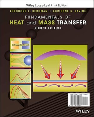 Fundamentals of Heat and Mass Transfer 8th Edition