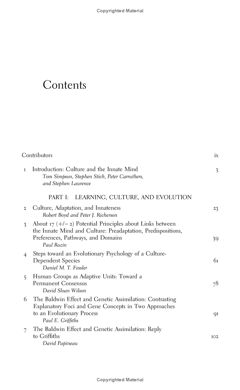 The Innate Mind: Volume 2: Culture and Cognition (Evolution and Cognition Series) 1st Edition - Image 2