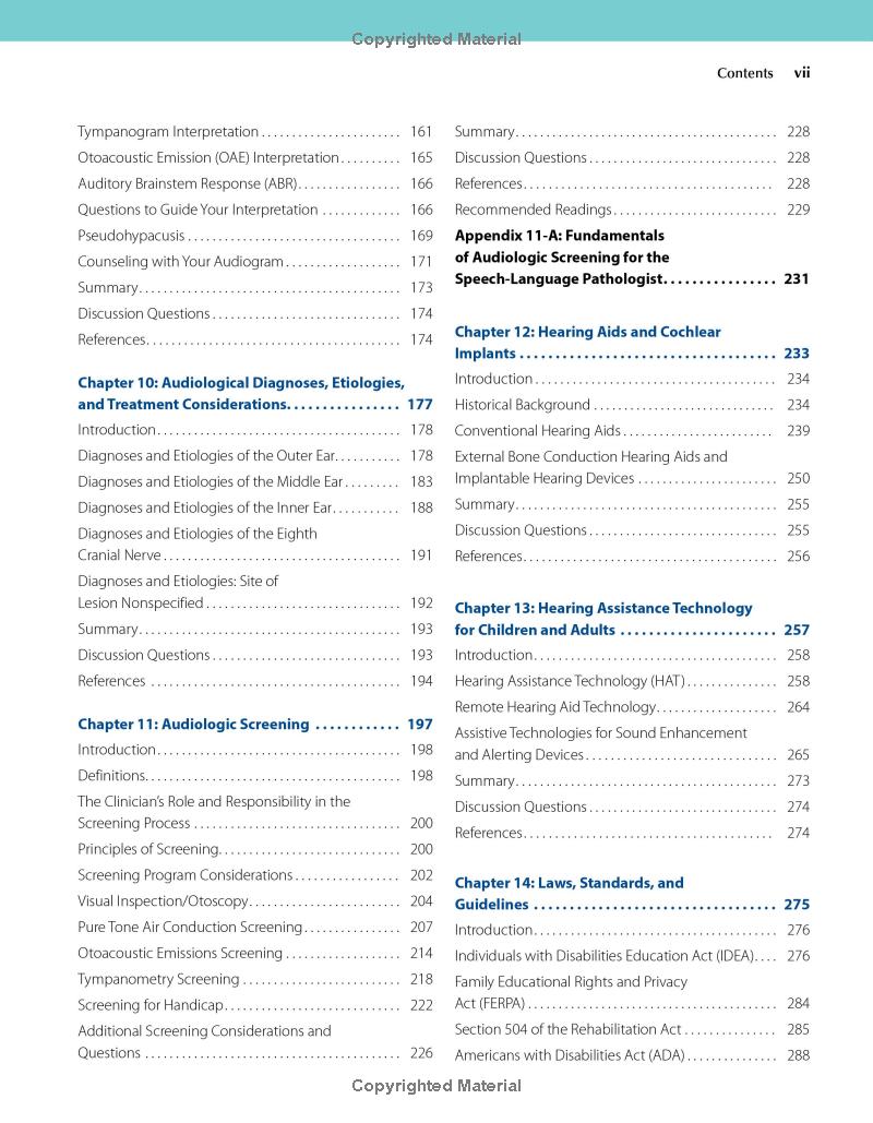 Fundamentals of Audiology for the Speech-Language Pathologist: 2nd Edition - Image 4