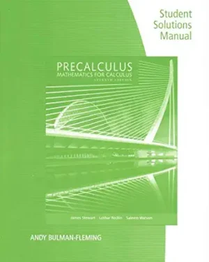 Student Solutions Manual for Stewart/Redlin/Watson's Precalculus: Mathematics for Calculus, 7th Edition