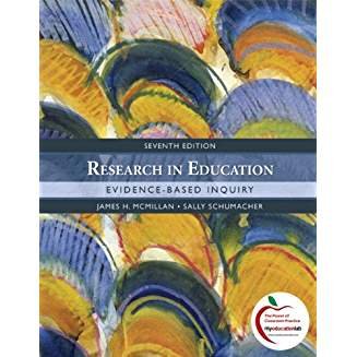 Research in Education Evidence-Based Inquiry 7th Edition